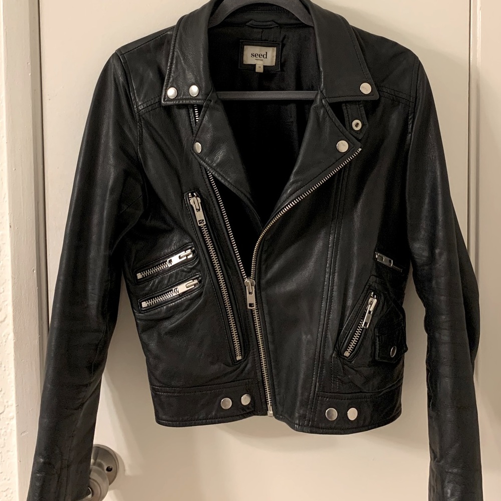 Seed 100% Leather Jacket
